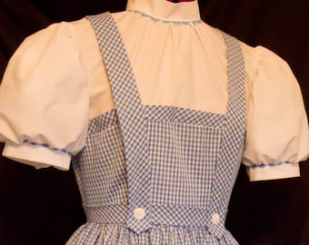 ADULT Size AUTHENTIC Reproduction DOROTHY Custom Costume Dress  Cosplay
