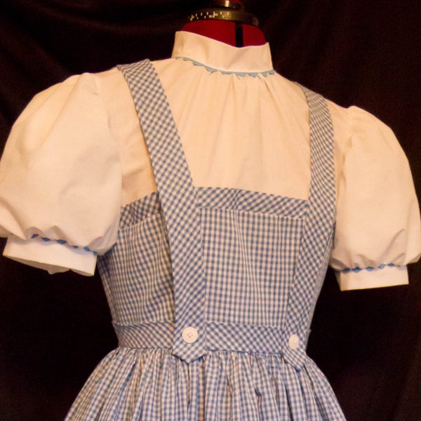 ADULT Size AUTHENTIC Reproduction DOROTHY Custom Costume Dress  Cosplay
