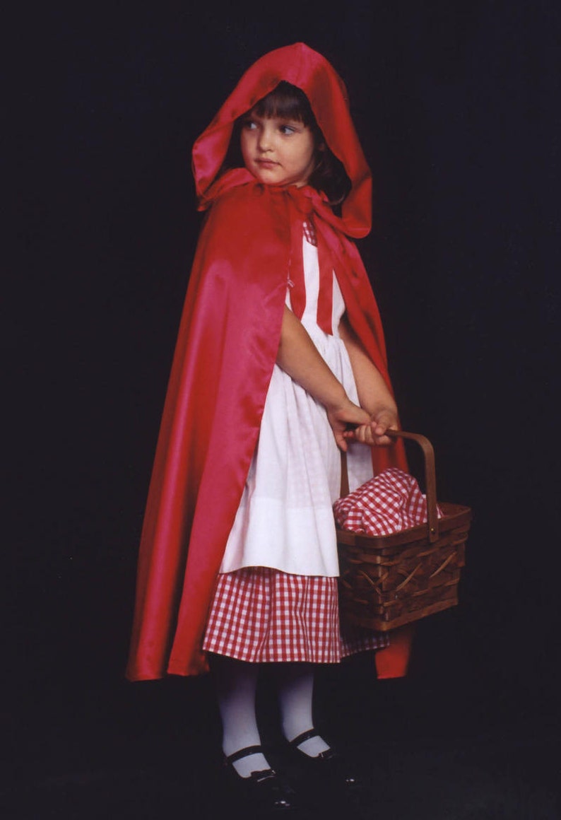 Little RED RIDING HOOD DressCostume Set Custom Child Size