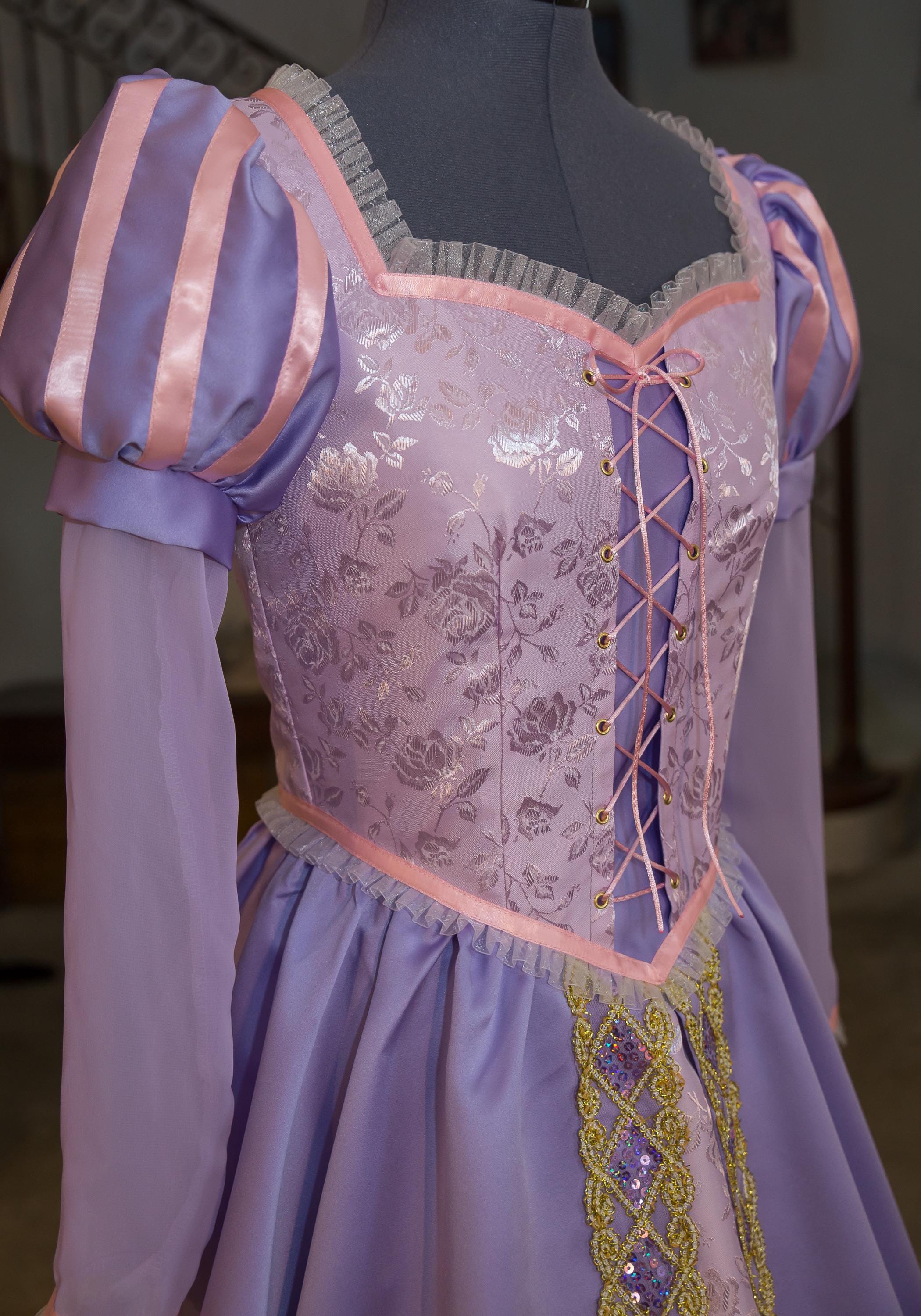 RAPUNZEL Tangled Costume ADULT Custom Size MOM2RTK Cosplay - Etsy