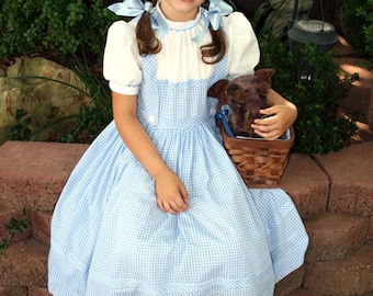 AUTHENTIC Reproduction DOROTHY Costume DRESS Custom Child Size