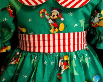 minnie mouse christmas tree dress Disney MICKEY Custom Size NEW Fabric! clipart minnie christmas