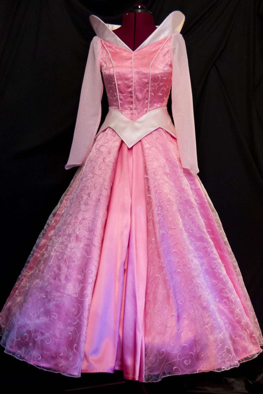 sleeping beauty aurora dress Maxi Only Little Once The color is just as playful NEW! Pink Swirls ADULT Sleeping