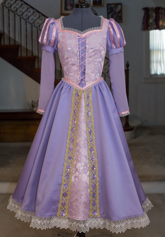 knee length dresses for ladies Adult Enchanted Rapunzel Costume