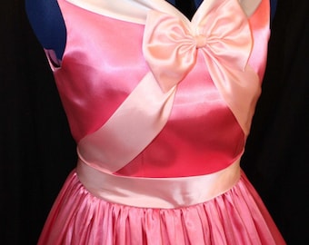 Adult Cinderella Pink Gown Costume Made By the Mice Custom Cosplay