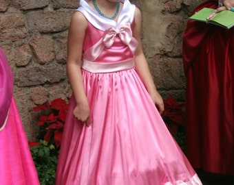 Cinderella's Pink Gown Made by the Mice Custom Child Size