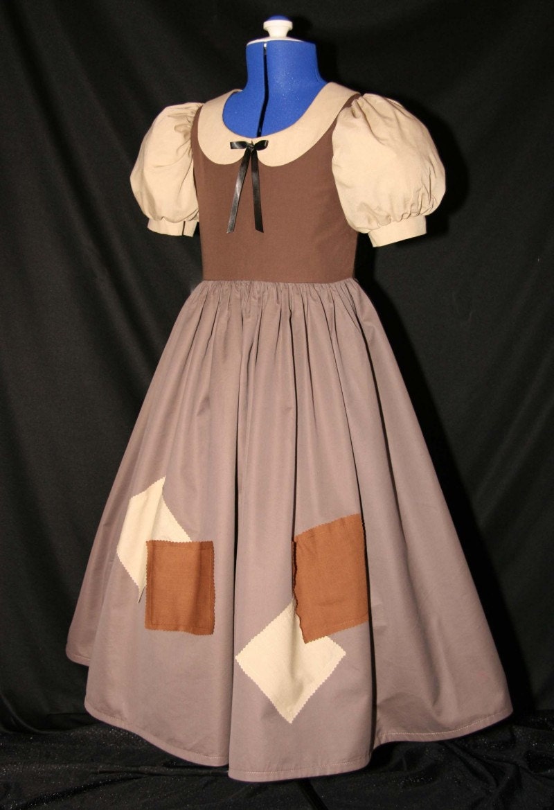 Snow White Rags Dress - Velveteena Leigh