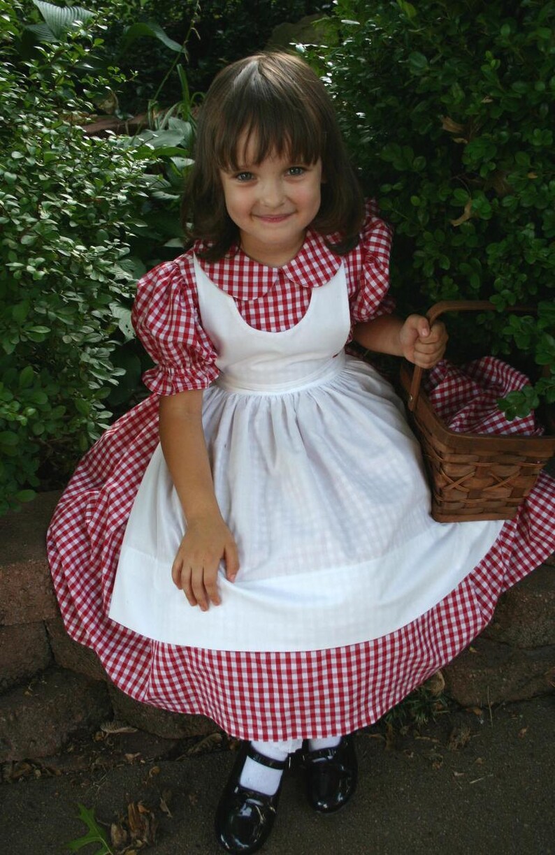 Little RED RIDING HOOD DressCostume Set Custom Child Size