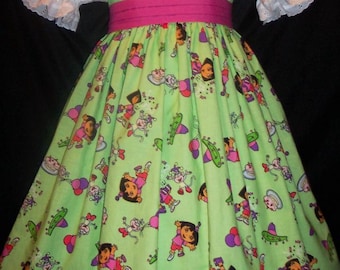 DORA BIRTHDAY Dress Custom Size - Etsy