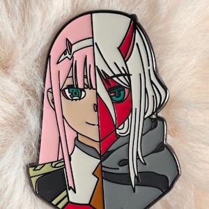 Zero Two Emaljnål: Darling in the Franxx Anime Merch