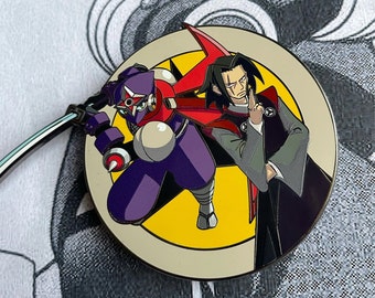 Pin de esmalte Shadow Man EXE: Megaman Battle Network Edição Limitada