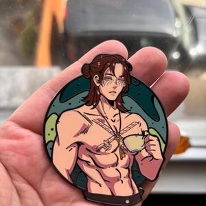 Eren Yeager Enamel Pin 3&quot; Attack on Titan Collectible Anime Pin for AOT Fans