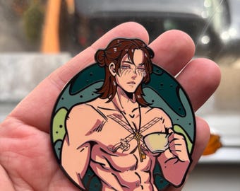 Eren Yeager Enamel Pin 3" Attack on Titan Collectible Anime Pin for AOT Fans