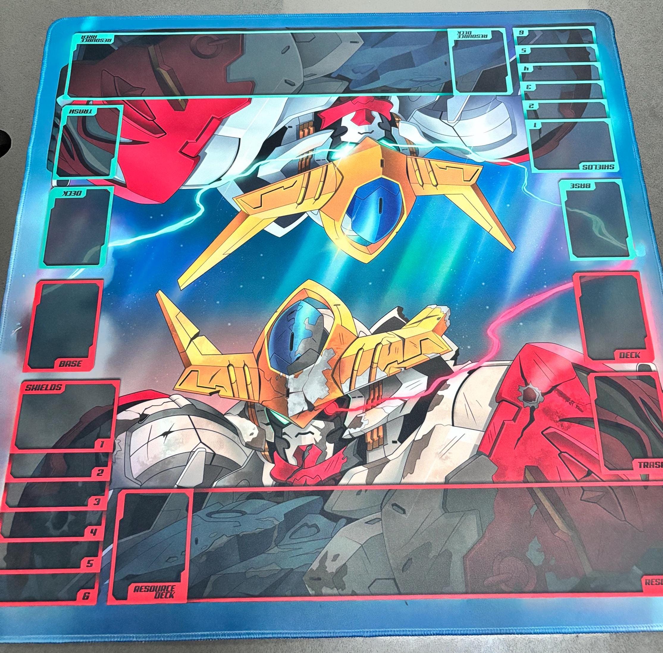 ガンダムバルバトス カードゲーム / プレイマット 24インチ×14インチ