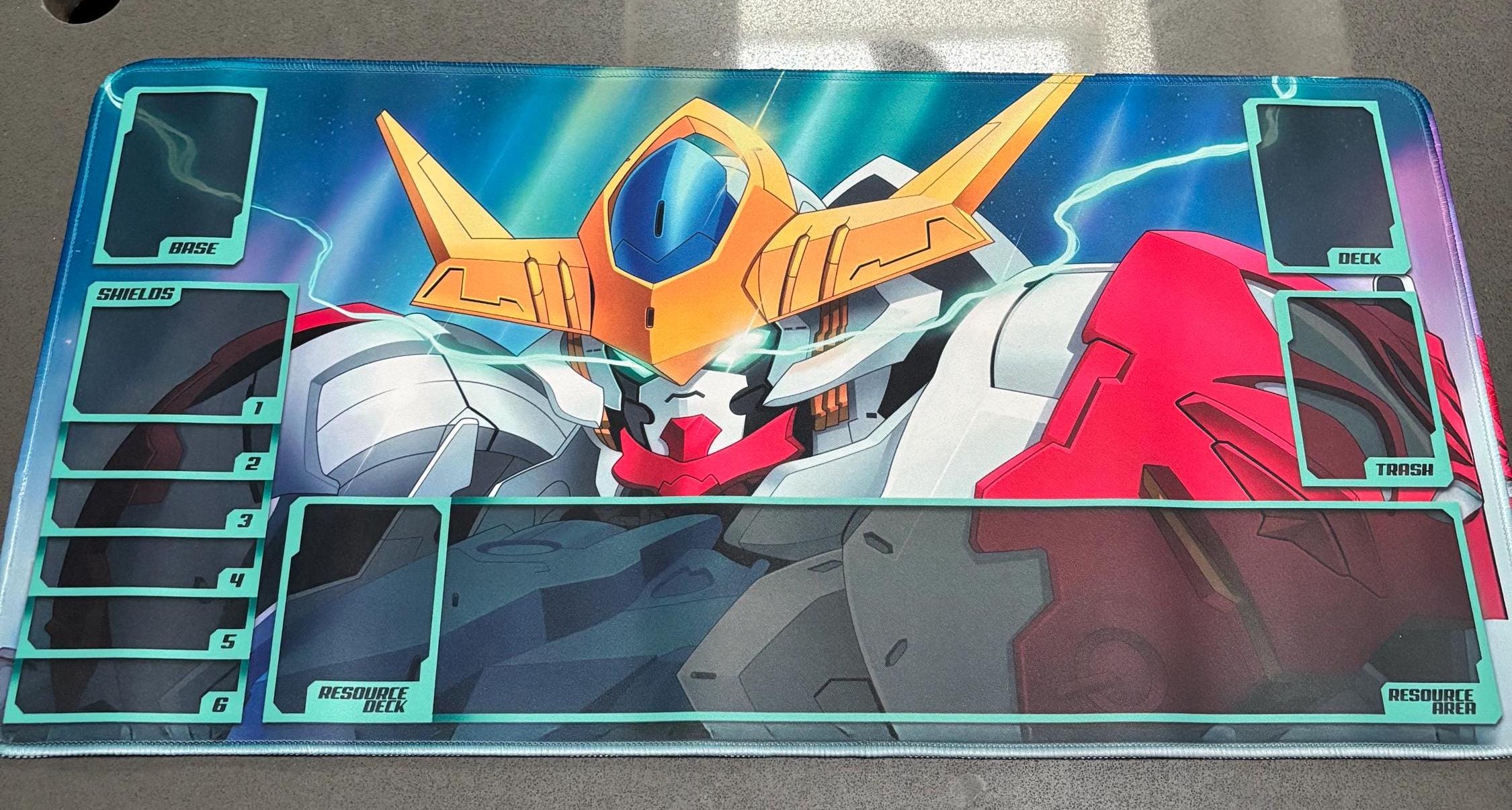ガンダムバルバトス カードゲーム / プレイマット 24インチ×14インチ