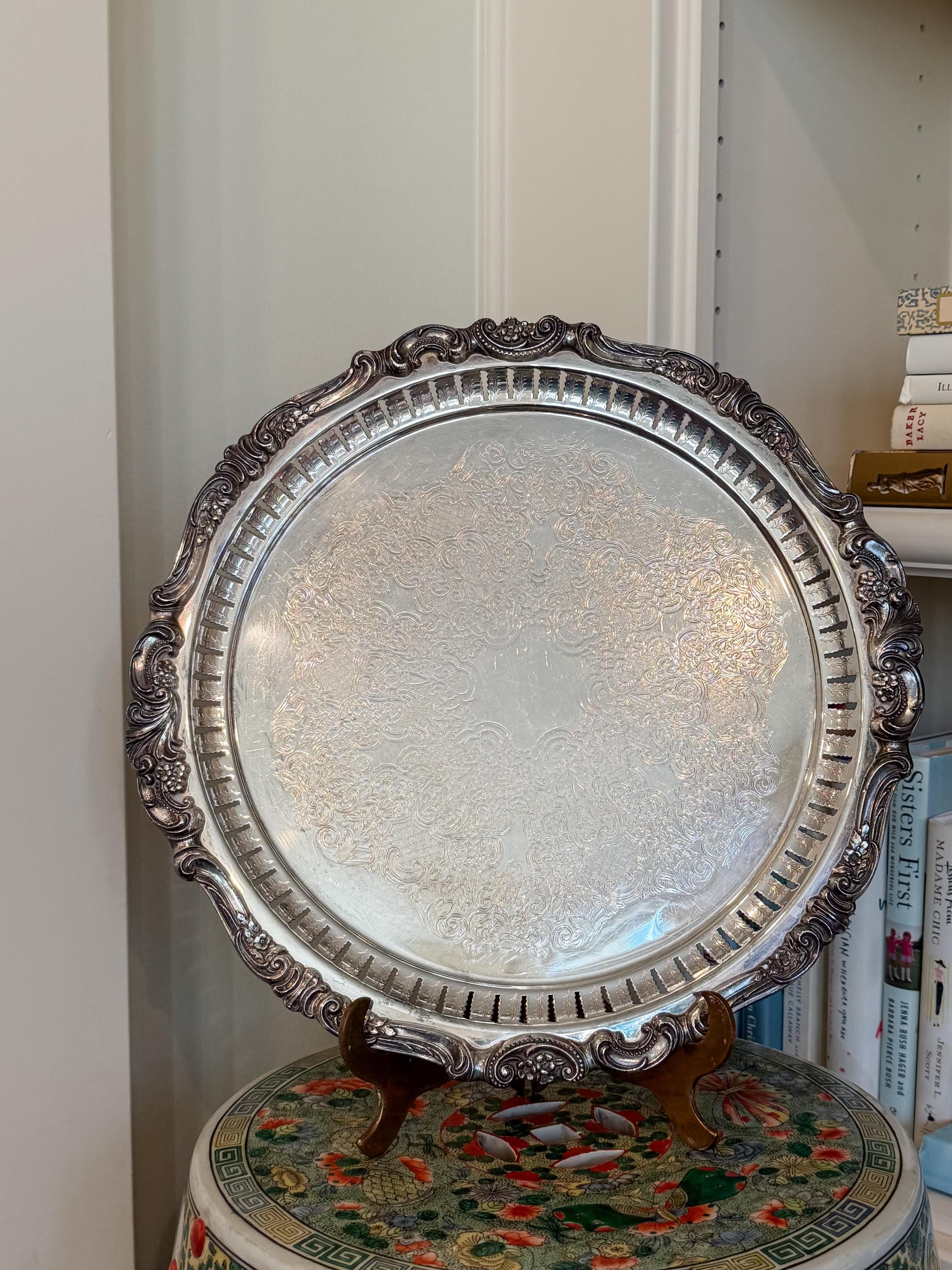Gorham Sterling Silver Tray - Etsy