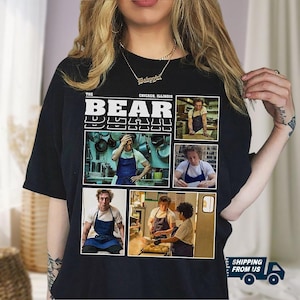 Vintage The Bear TV-Show Comfort Farben Shirt, Jeremy Allen Shirt, Das Rind von Chicagoland T-Shirt, Die Bär Serie T-Shirt, Jeremy Allen Geschenk