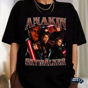 Vintage Anakin Skywalker Comfort Colors Shirt, Star Wars Retro T-Shirt, Darth Vader Shirt, Galaxy&#39;s Edge Shirt, Starwars Characters Tee
