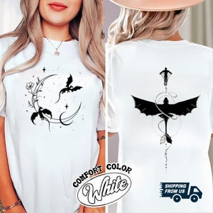 Basgiath War College Comfort Colors Shirt, Dragon Bookish Shirts, Fourth Wing T-Shirt, Dragon Rider Shirt, Bookish Series Love Tee