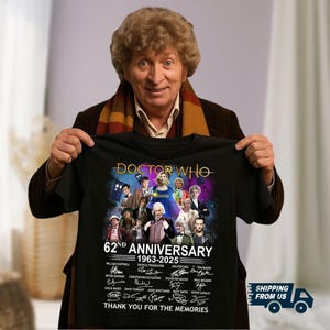 Doctor Who 62nd Anniversary Comfort Colors Shirt, Dr Who Thank For Memories Shirt, Police Box Tshirt, Tardis Doctor Tee, Movie Love Tee