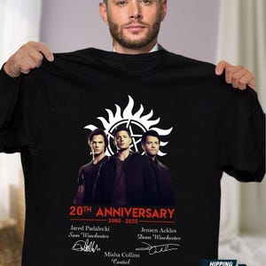 Retro Supernatural Shirt, Winchester Brother T-Shirt, Supernatural Series Men Shirt, TV Show Women Tee, Dean Winchester Shirts For Fans
