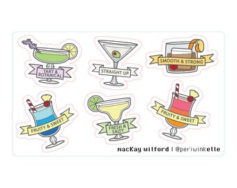 Drink & Disposition Stickers