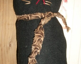 Primitive Sock Cat BrownTie