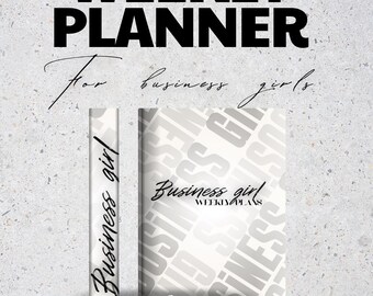 Weekly planer + project planner for business girls