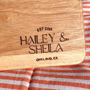 Personalized Charcuterie Board | Hand Burned Charcuterie Board + Cutting Board Wedding or Anniversary Gift
