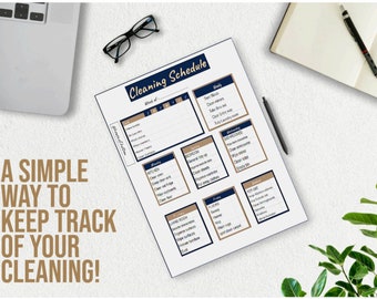 COMPLETE Cleaning Schedule Weekly,Monthly