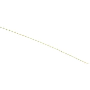 May include: A thin, straight, gold-colored metal rod, angled diagonally across a white background. The rod appears to be made of a shiny, reflective material. The overall impression is of a simple, elegant design.