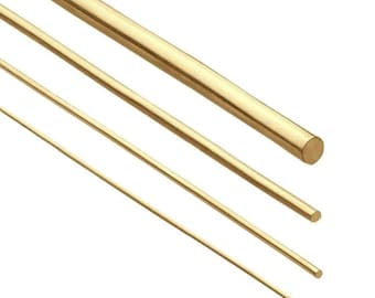 Alambre redondo relleno de oro amarillo 12/20 de calibre 22, muy blando, para joyería