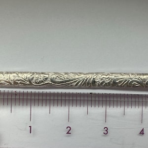 4mm Sterling Silver Pattern Wire, Dead-Soft, Jewelry Making Supply