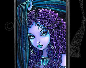 Nova Celestial Djinn Purple Nebula Fairy BOOKMARK