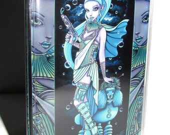 Astrid & Cosmo Celestial Cyberpunk Andriod Bubble Fae Business Card Holder