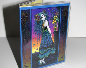 Mariposa Rainbow Butterfly Tattoo Fairy Vinyl Business Card Holder Myka Jelina Art