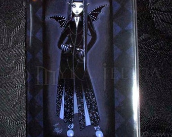 Mina Alchemical Vampire Blue Fairy Vinyl Business Card Holder
