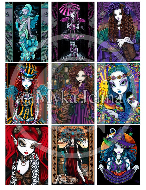 DAC Canvas Trading Card Set - Etsy