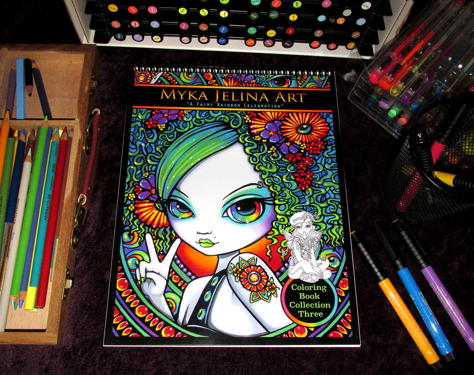 Myka Jelina Bound Coloring Book Collection 3 Autographed Etsy
