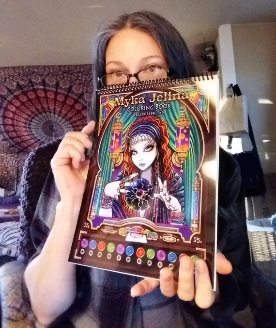 Download Myka Jelina Bound Coloring Book Collection Two 31 Pages Etsy