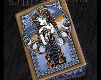 Lucia Moon Phase Fairy ID Card Holder