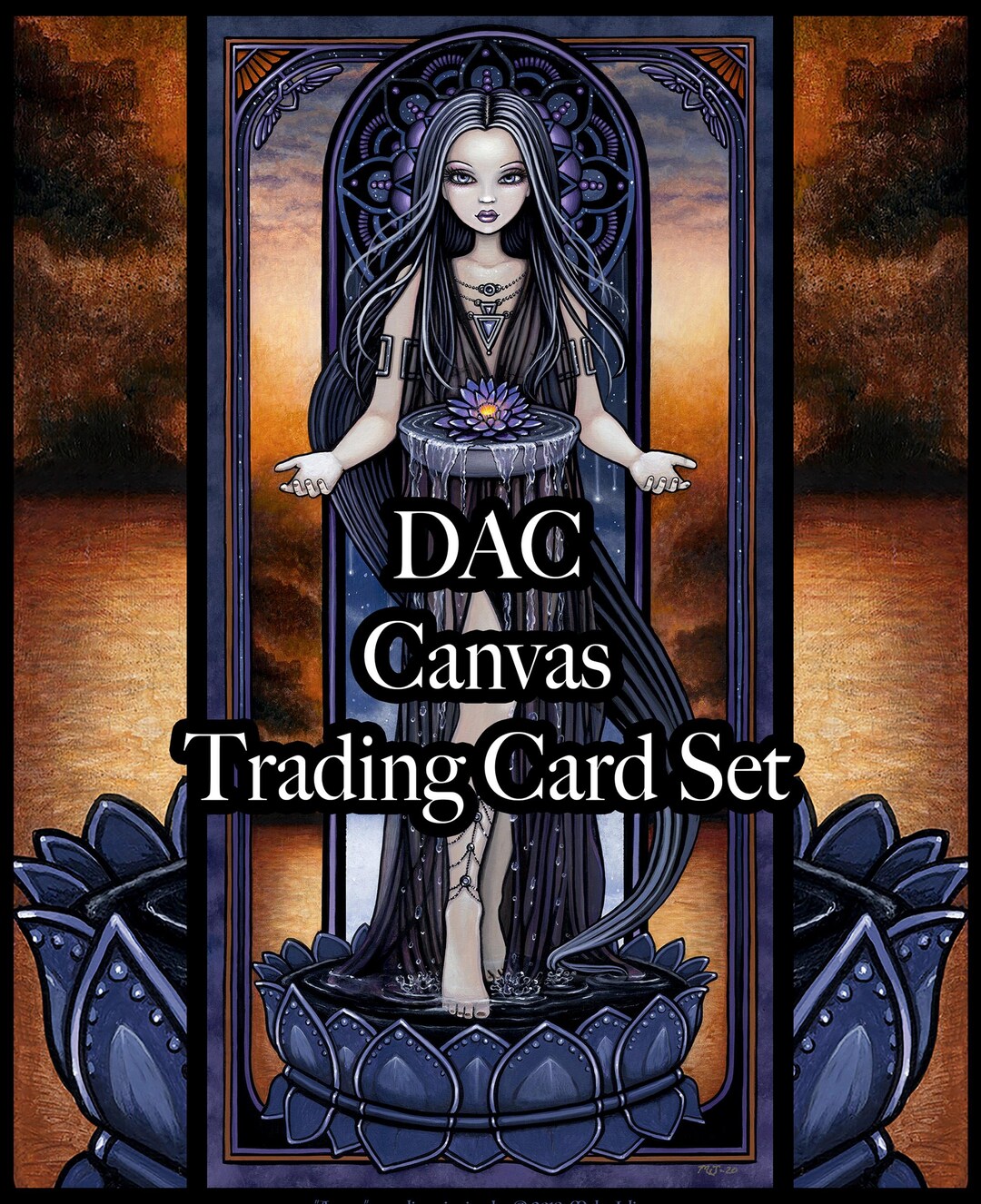 DAC Canvas Trading Card Set - Etsy