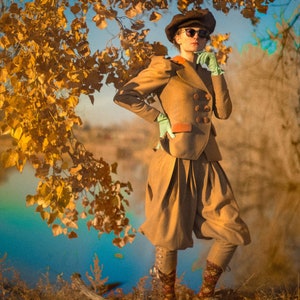 Tweed Bicycle Bloomers----Victorian Pants in Your Choice of Fabrics