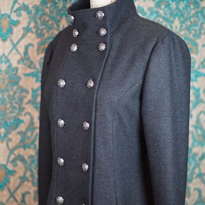 Tweed Redingoteswith a Hint of Military Style image 10