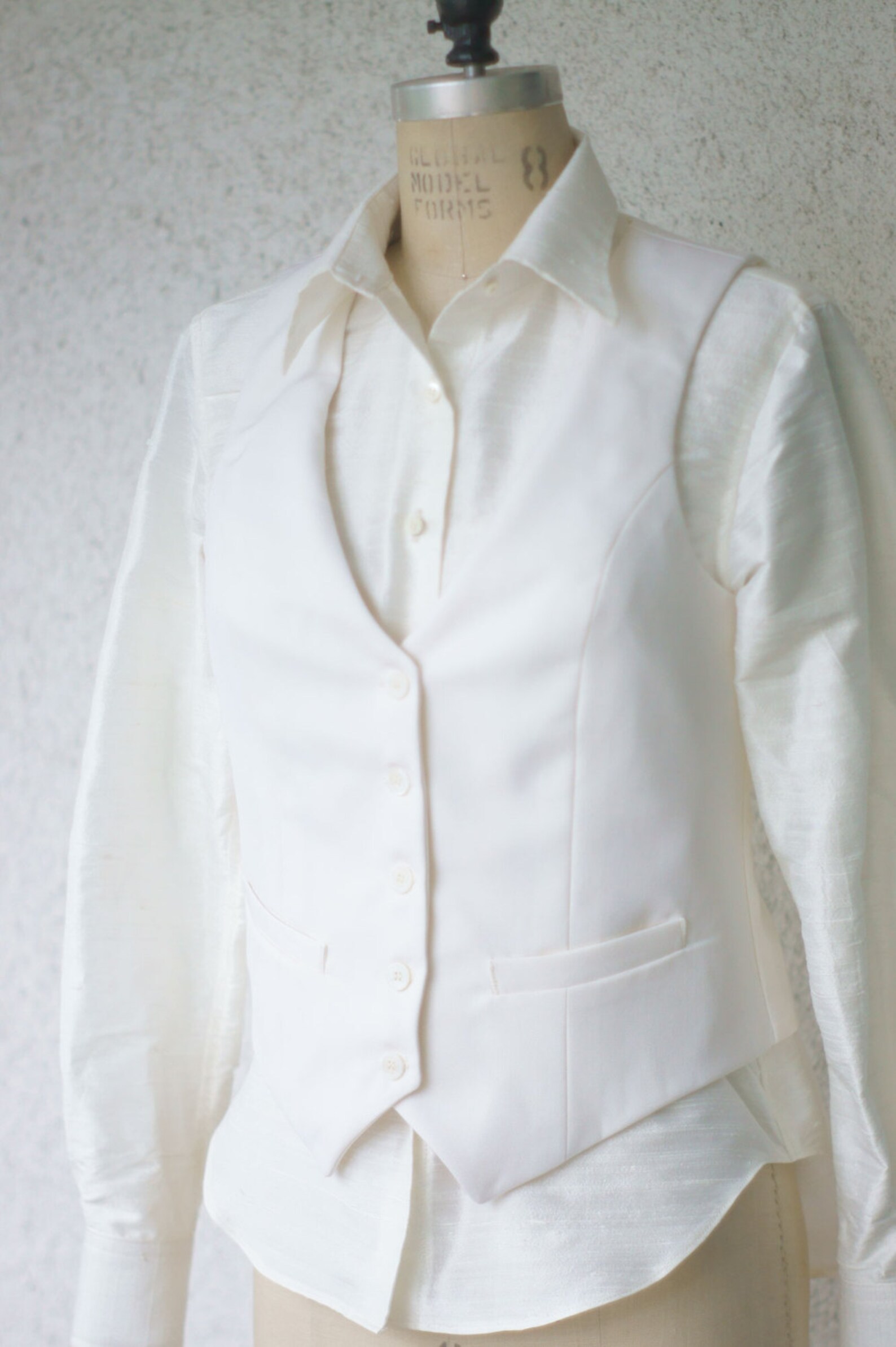 Silk Buttondown Shirtscustom Cut and Made-to-measure - Etsy