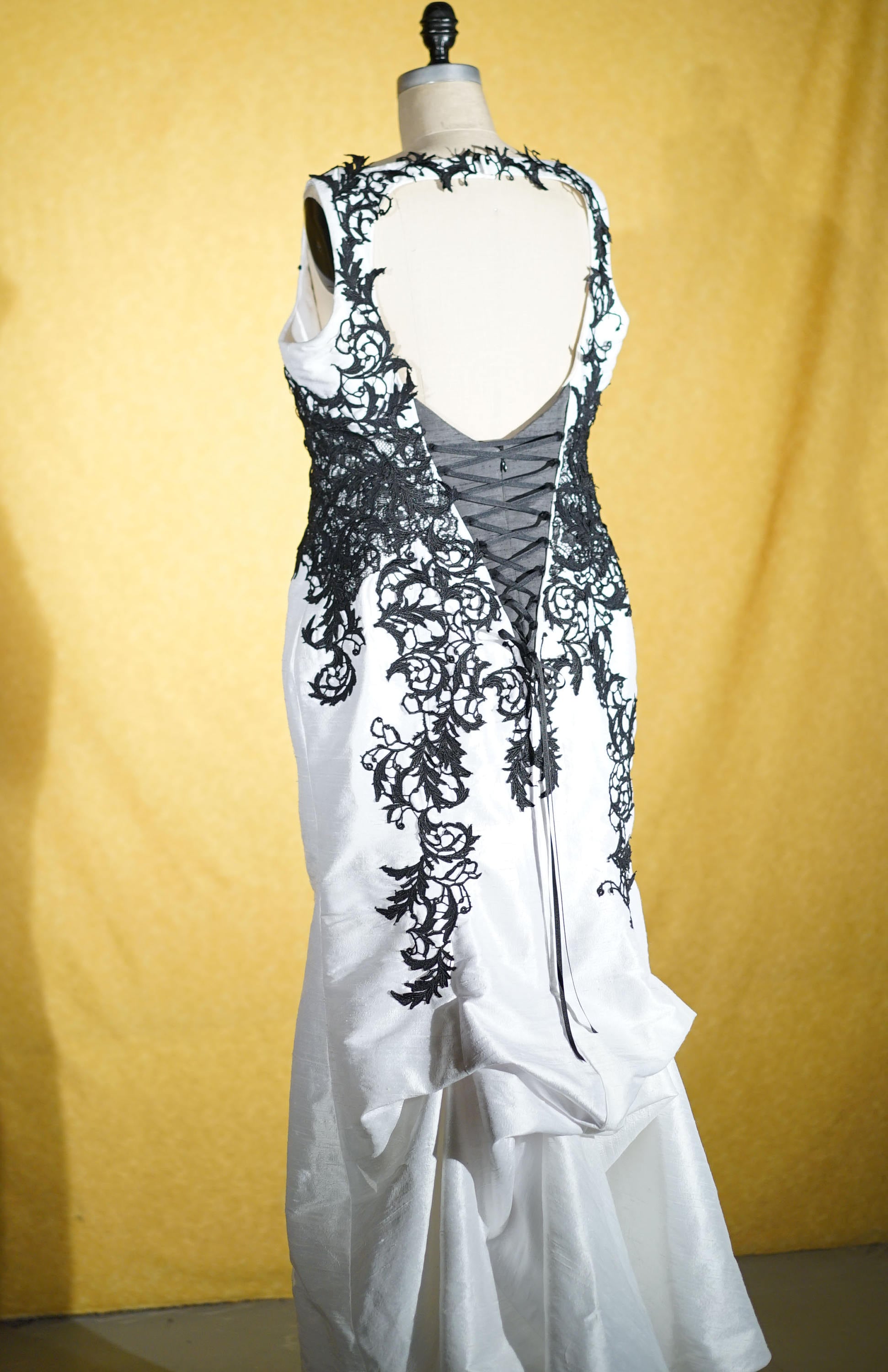 vintage gothic wedding dresses Inspired Black Lace Beaded Mermaid Dress Plus Size this size is for sleeve dress) 11 Gothic Victorian Wedding Dress -