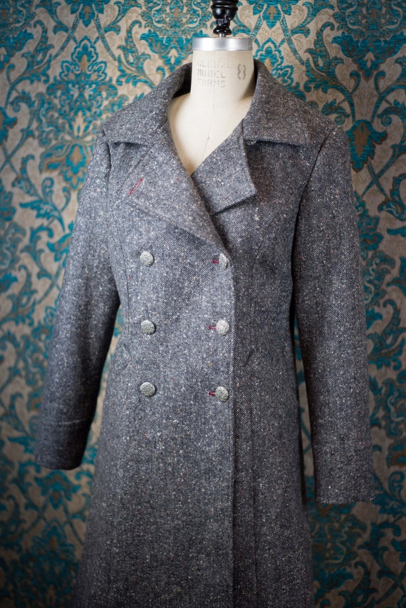 Donegal tweed overcoat outlet