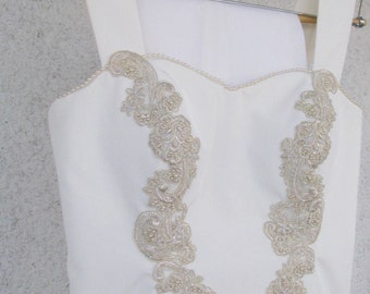 The Bustier and Pant Suit----Custom Wedding Suits with Corsets