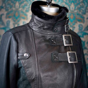 Deerskin Biker JacketCustom Made Leather Jackets image 5