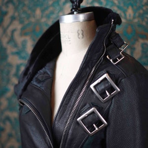 Deerskin Biker JacketCustom Made Leather Jackets image 1